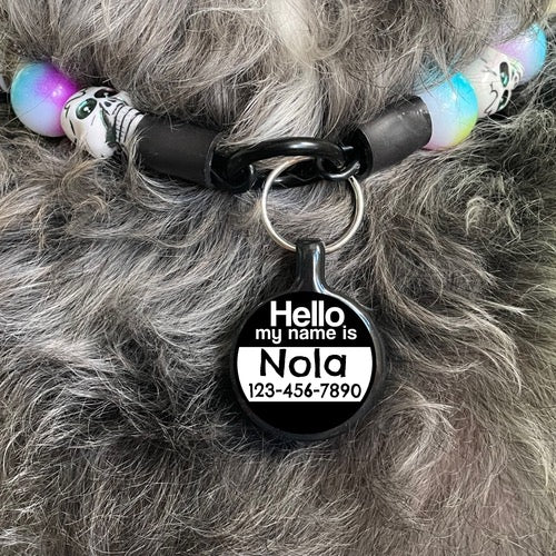 Custom Dog Tag with Name & Phone - Never Lose Your Pet Again