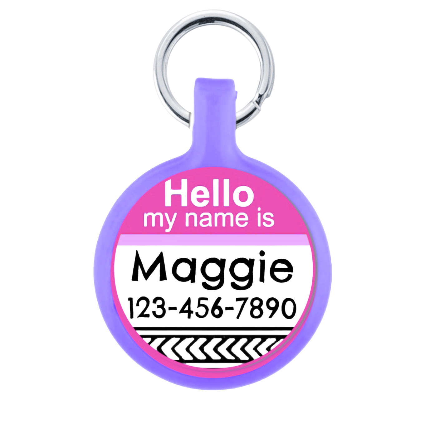 Custom Dog Tag with Name & Phone - Never Lose Your Pet Again