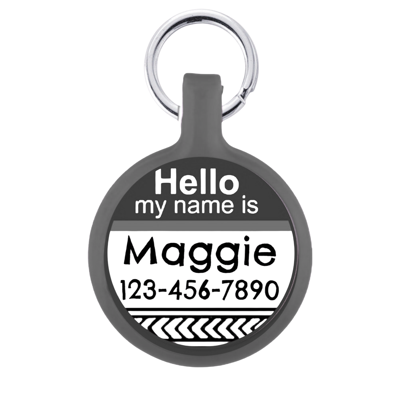 Custom Dog Tag with Name & Phone - Never Lose Your Pet Again