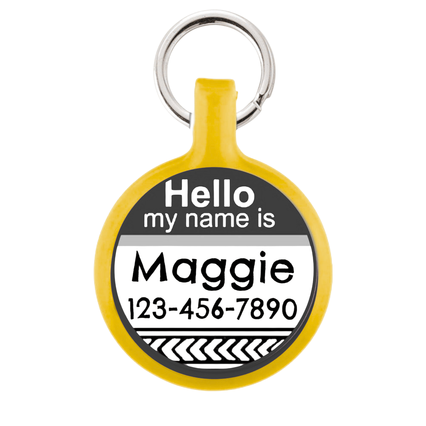 Custom Dog Tag with Name & Phone - Never Lose Your Pet Again