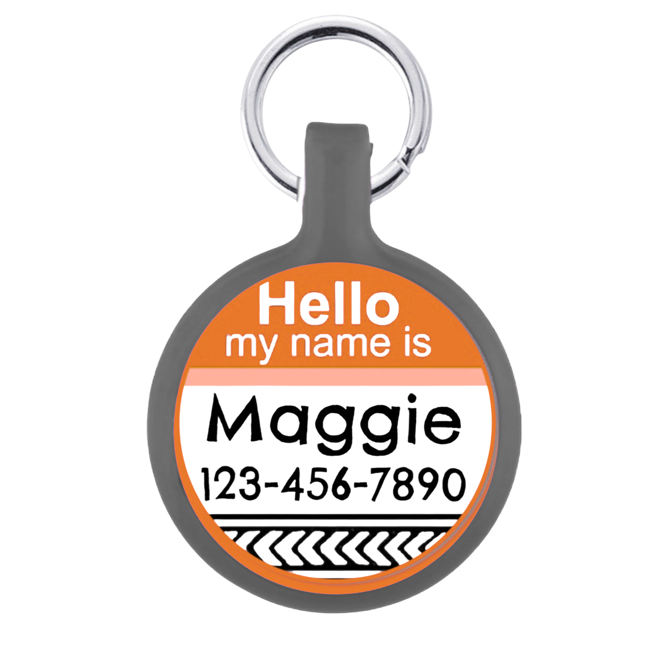 Custom Dog Tag with Name & Phone - Never Lose Your Pet Again