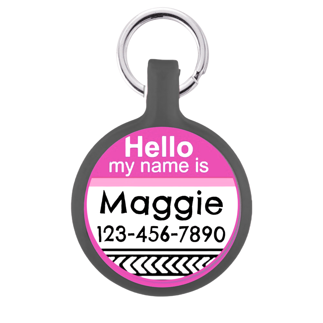 Custom Dog Tag with Name & Phone - Never Lose Your Pet Again