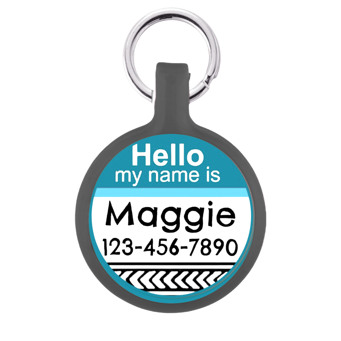 Custom Dog Tag with Name & Phone - Never Lose Your Pet Again