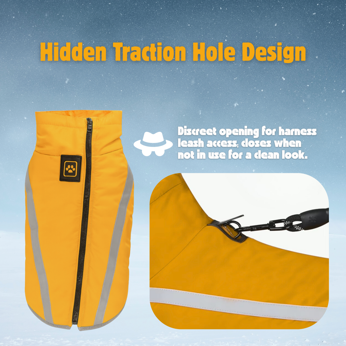 Waterproof Reflective Dog Coat for Medium and Large Breeds – Outdoor Jacket