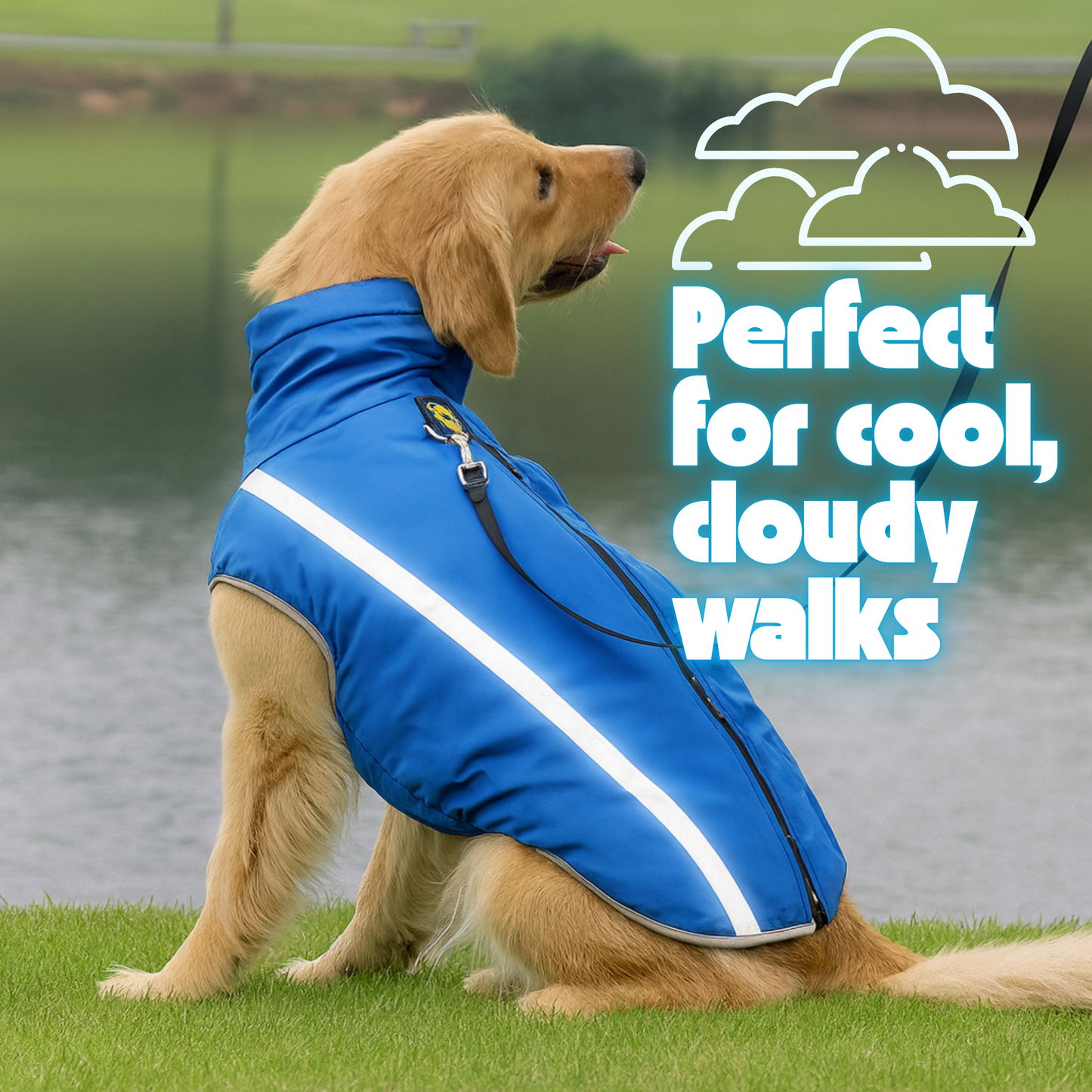 Waterproof Reflective Dog Coat for Medium and Large Breeds – Outdoor Jacket