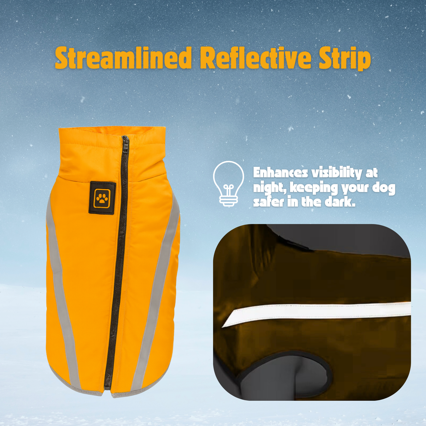 Waterproof Reflective Dog Coat for Medium and Large Breeds – Outdoor Jacket