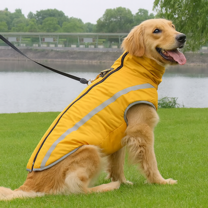 Waterproof Reflective Dog Coat for Medium and Large Breeds – Outdoor Jacket