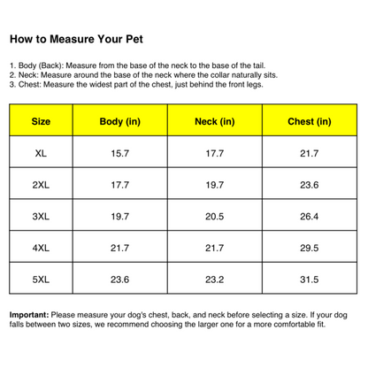 Waterproof Reflective Dog Coat for Medium and Large Breeds – Outdoor Jacket