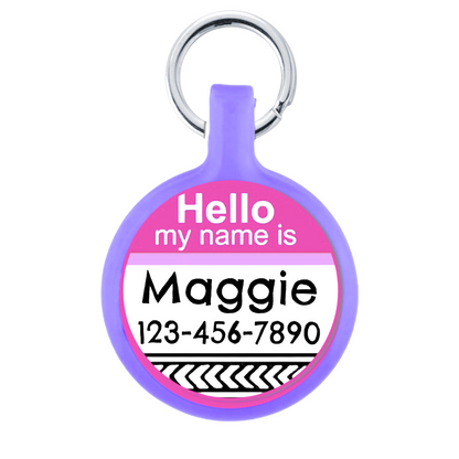 Custom Dog Tag with Name & Phone - Never Lose Your Pet Again