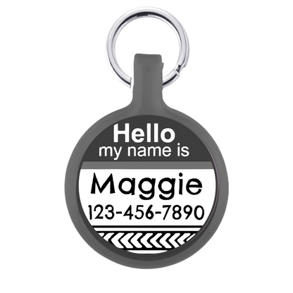 Custom Dog Tag with Name & Phone - Never Lose Your Pet Again