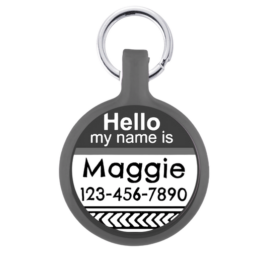 Custom Dog Tag with Name & Phone - Never Lose Your Pet Again