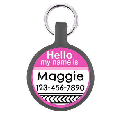 Custom Dog Tag with Name & Phone - Never Lose Your Pet Again