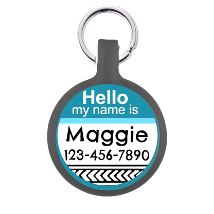 Custom Dog Tag with Name & Phone - Never Lose Your Pet Again